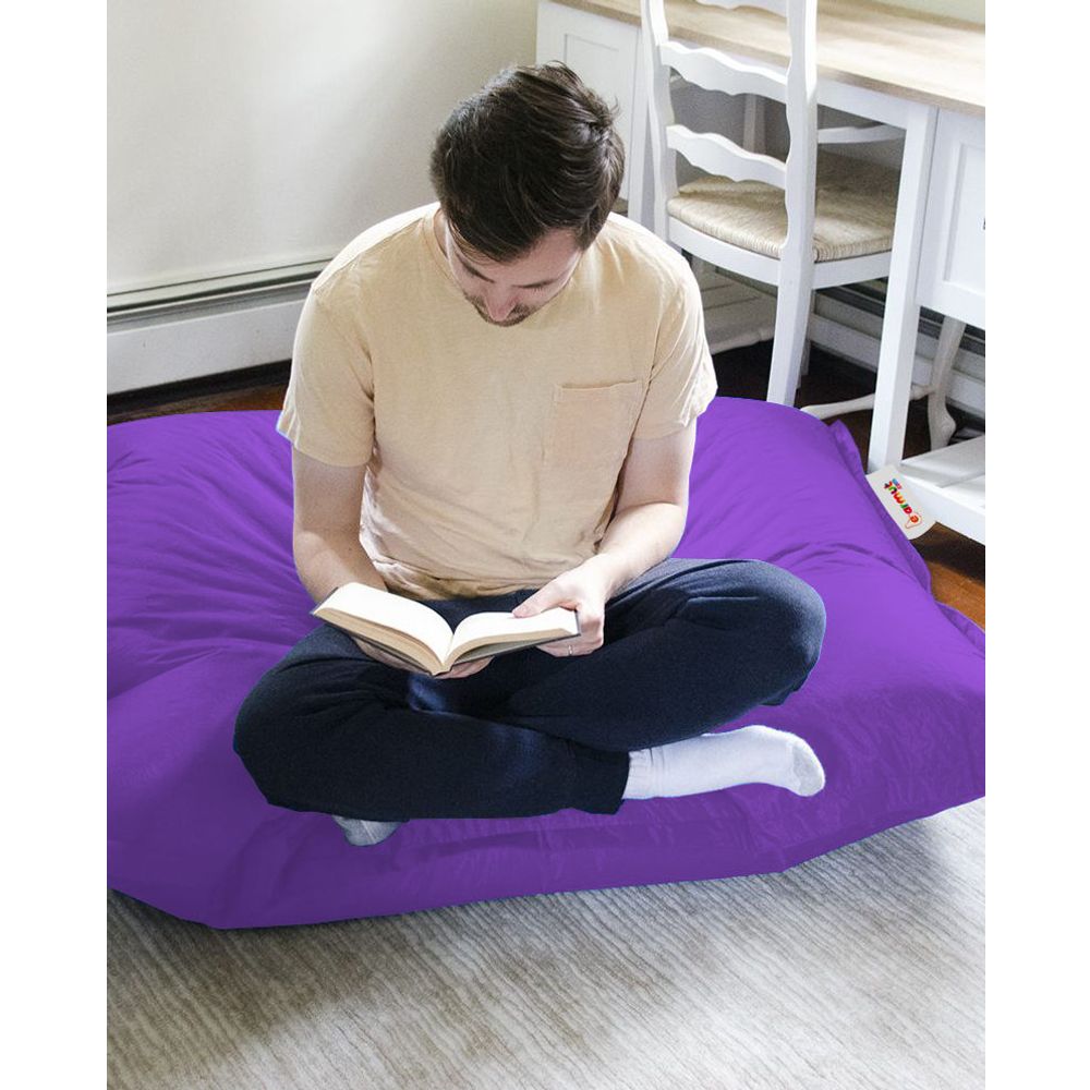 Cushion Pouf 100x100 - Ljubičasti Baštenski Jastučić slika 7