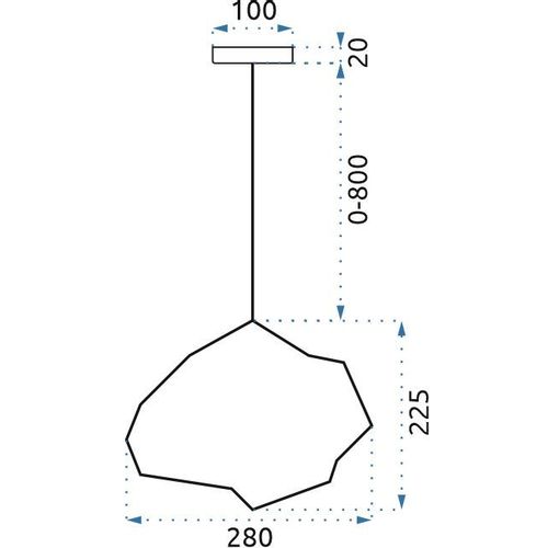 TOOLIGHT SUFITOWA LAMP LUSTRZANA APP496-1CP slika 12