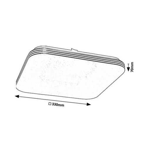 Rabalux Oscar2 led plasonska lampa 71180 slika 11