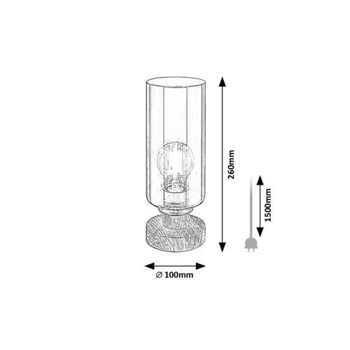 Rabalux Tanno stona lampa 74120 slika 5