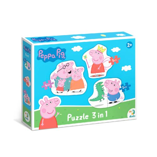 Dodo Puzzle Peppa Prase 3u1 338 slika 1