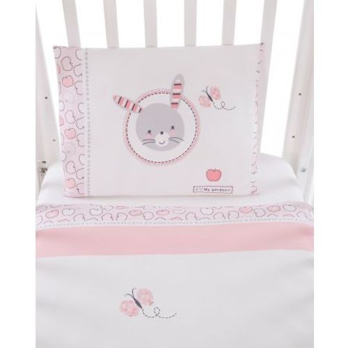 Kikka Boo posteljina 5 elem Pink Bunny  slika 4