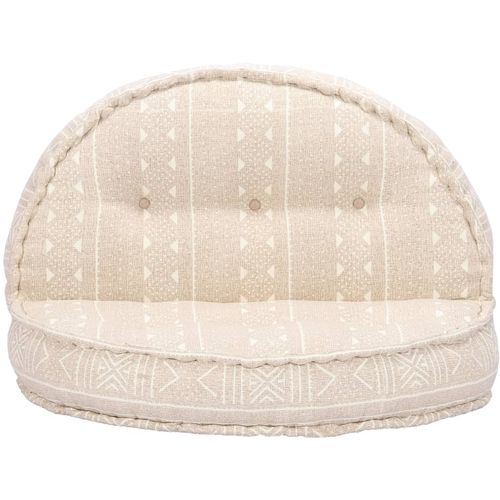 283789 Pouffe 100x20 cm Beige Fabric slika 2