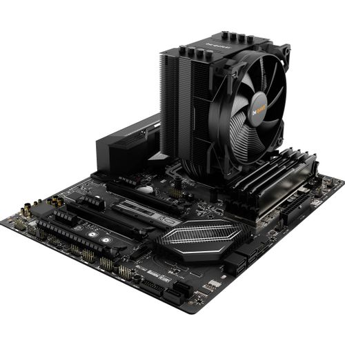 be quiet! BK007 Pure Rock 2 Black [with LGA-1700 Mounting Kit] 150W TDP, 120mm PWM fan, thermal grease (already applied), backplate mounting set for Intel and AMD slika 5