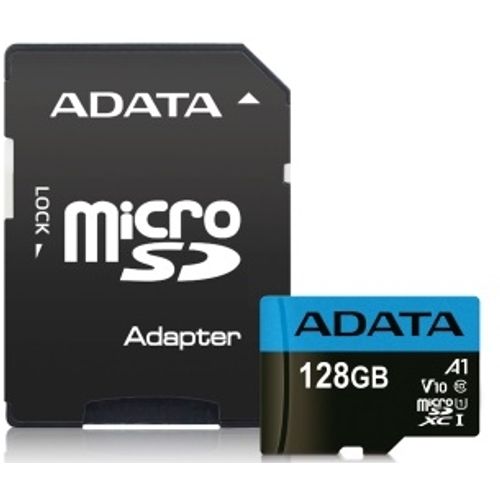 A-DATA Memorijska kartica UHS-I MicroSDXC 128GB class 10 + adapter AUSDX128GUICL10A1-RA1 slika 2