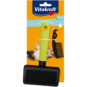 Vitakraft plastična četka za pse krive igle 17,5x9,5cm