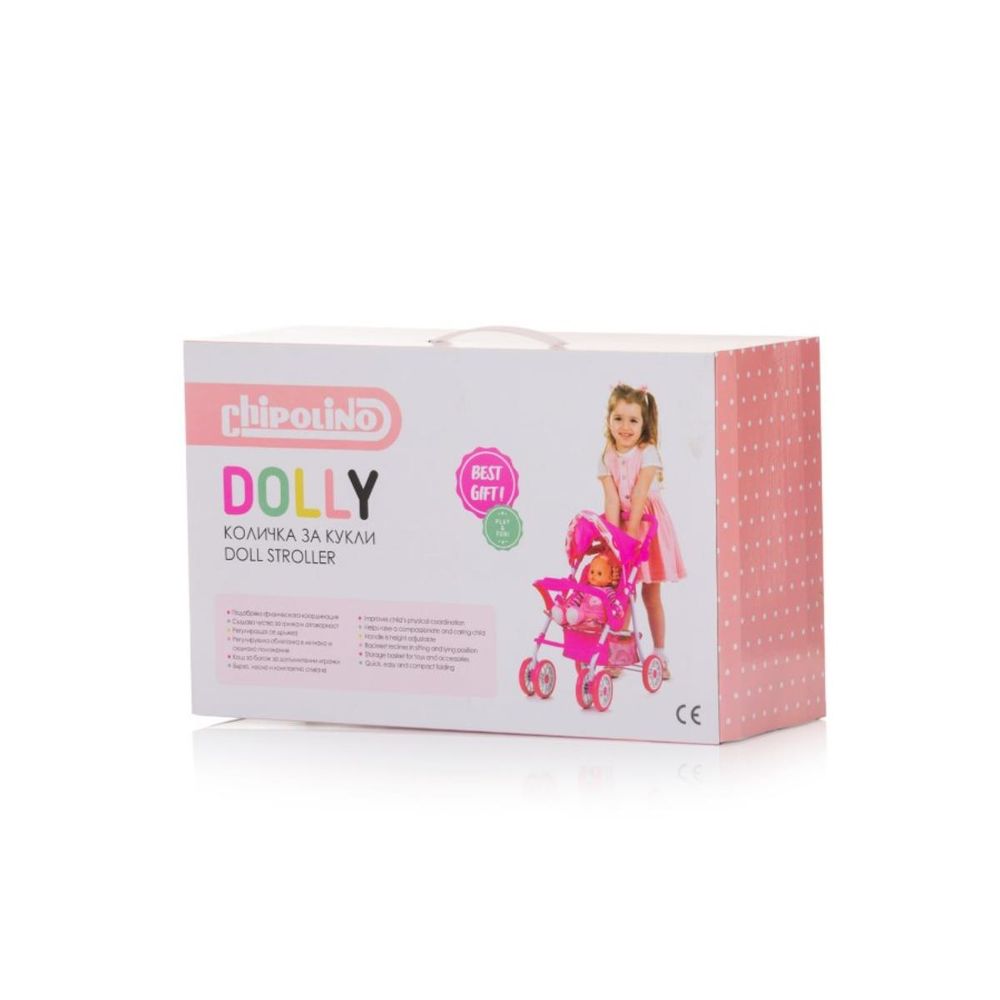 Chipolino Kolica za lutke Dolly Multicolor Kzkdl02401Mc slika 7