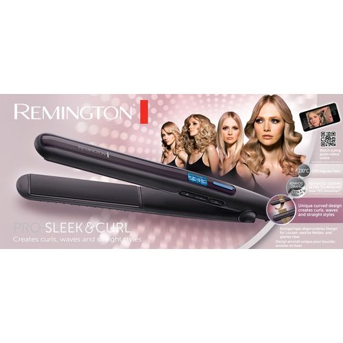 Remington Ravnalo Za Kosu S6505 Pro Sleek&Curl slika 1