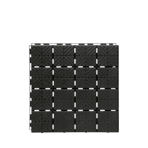 Ploča za stazu Easy Square - crna, 9 komada, 1,5 m²