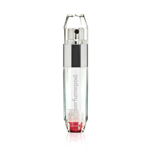 Travalo Perfume Pod Crystal refillable perfume sprayer 5 ml Silver