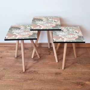 Nesting Table 3Shp212 - Višenamjenski Set Stolova (3 Komada)