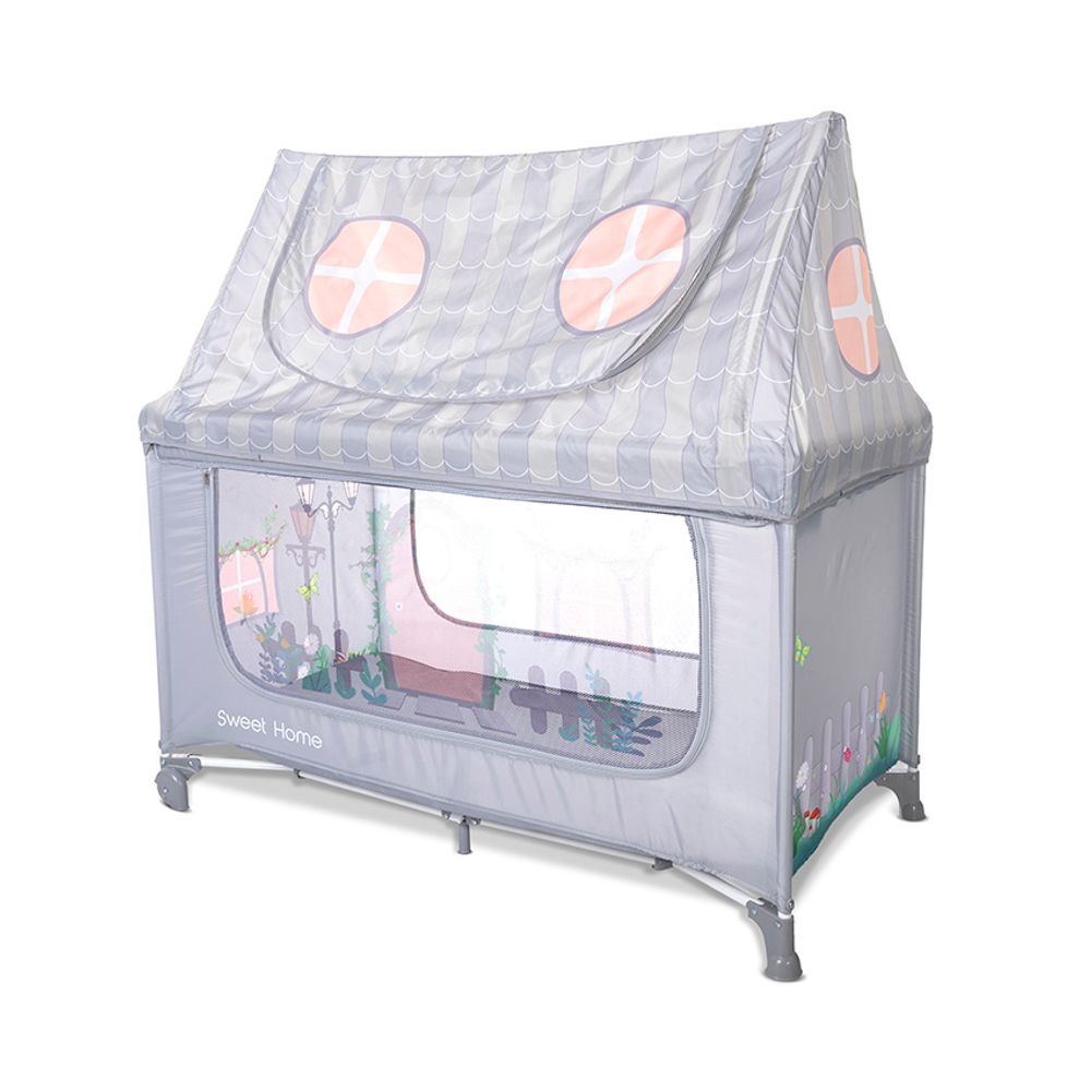 Lorelli Vikend krevetac sa krovom Sweet Home, Grey - 2 Nivoa slika 5