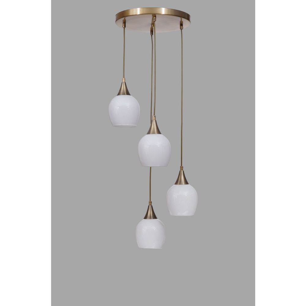 Opviq Luster 376, Bijela, Zlatna slika 3