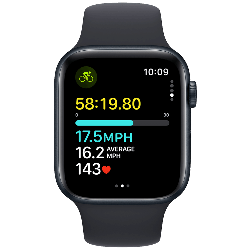 Apple SAT pametni, 1.78" LTPO OLED zaslon, vodootporan BT, WiFi - Watch SE 2023 GPS 44mm Midnight slika 3