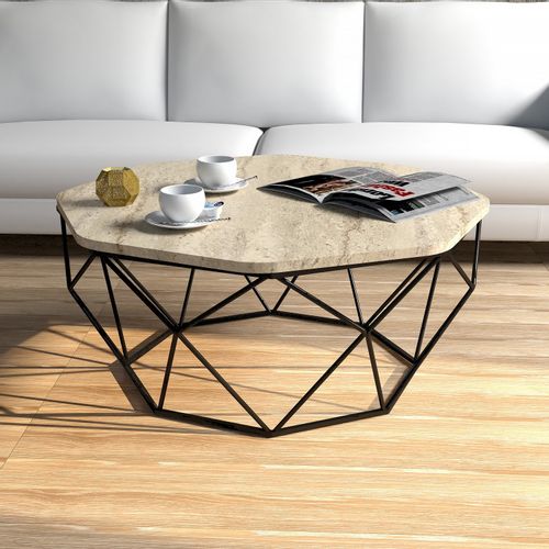 Diamond - Travertine Travertine Coffee Table slika 1