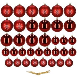 Ca0973 set božićnih kuglica 8 cm 36 kom.