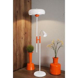 Opviq Podna lampa 794, bijela, narančasta