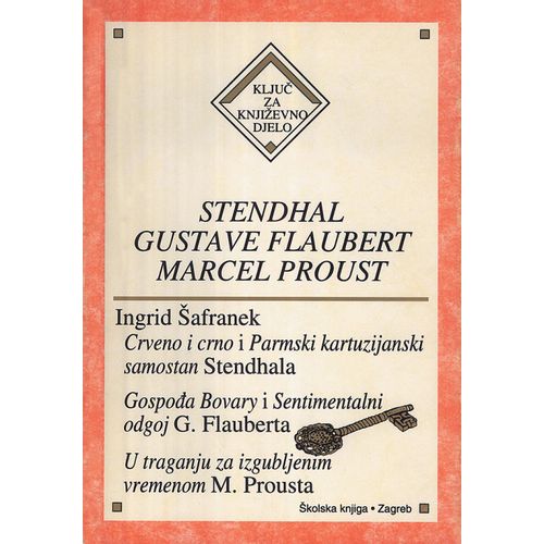  STENDHAL, GUSTAV FLAUBERT, MARCEL PROUST - Ingrid Šafranek slika 1