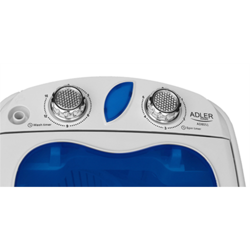 Adler mini washing machine with spin function slika 3