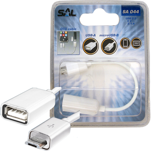 SAL USB micro OTG kabl, dužina 16 cm, USB 2.0 - SA 044