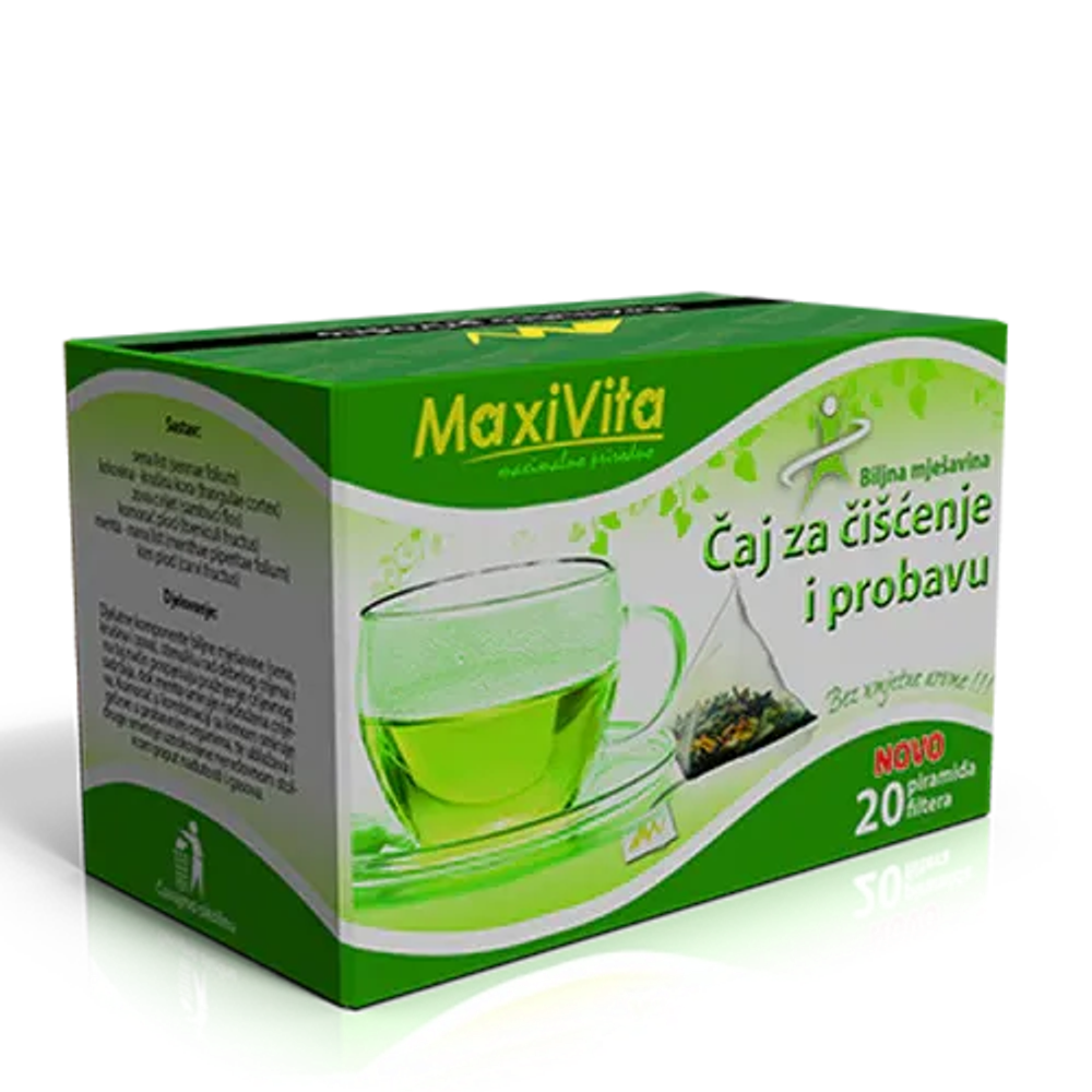 MAXIVITA ČAJ ZA PROBAVU FILTER A20 slika 1