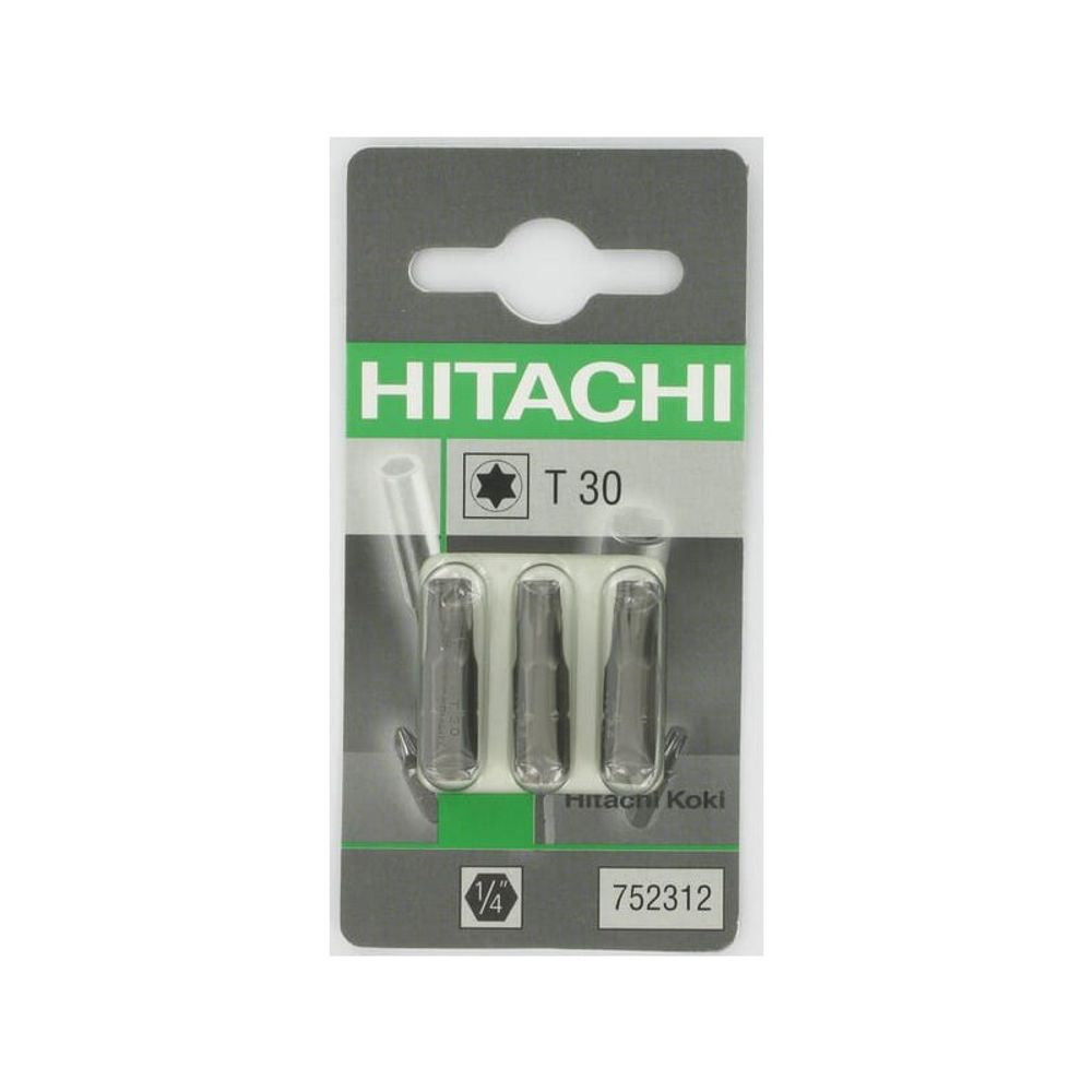 Hikoki set bitova 752312 1/4” Torx (T30; 3/1) slika 1