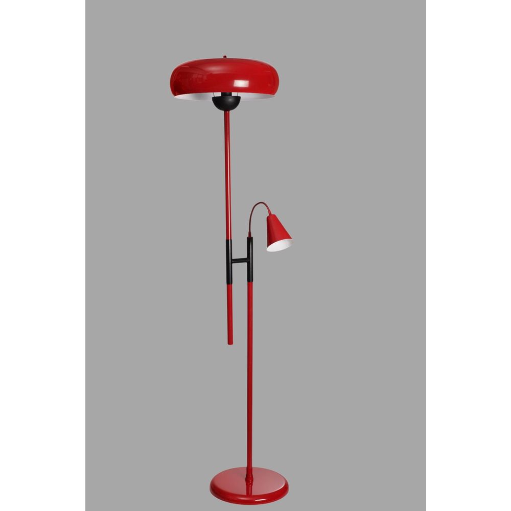 Opviq Podna lampa 756, crvena, crna slika 3