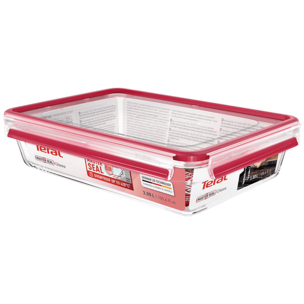 Tefal Staklena posuda sa poklopcem, 3 lit., MasterSeal Glass - N1041210 slika 1