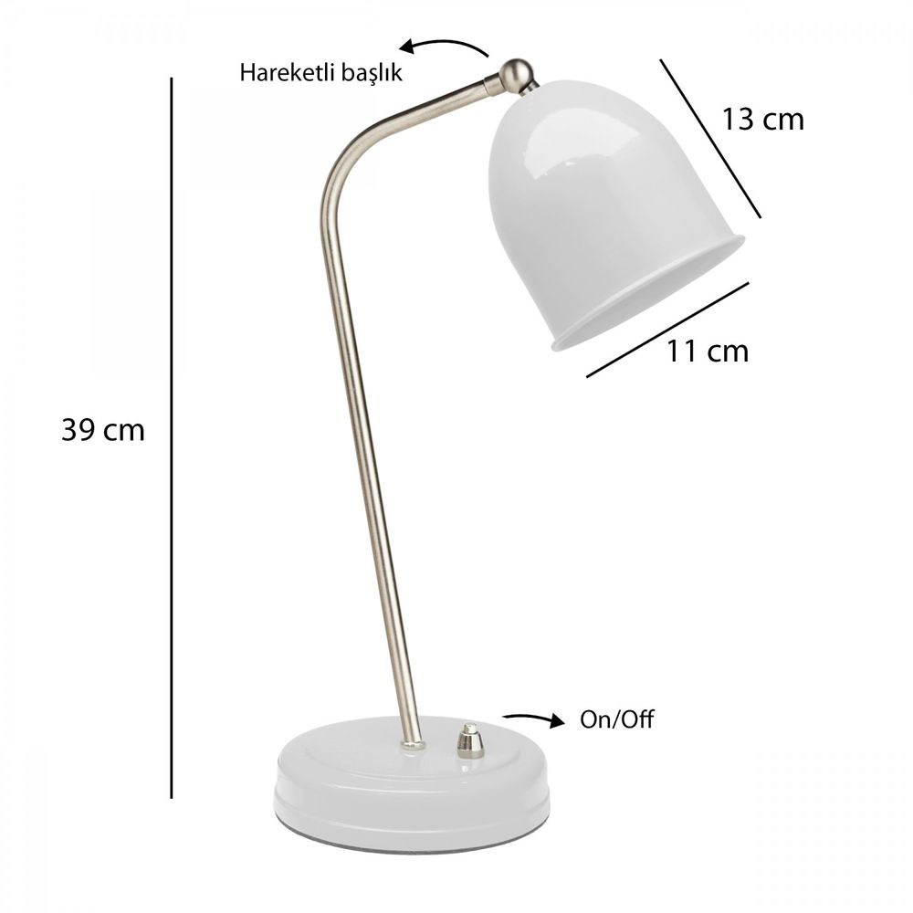 Bela Stolna Lampa 241293 slika 4