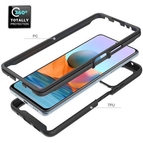 Techsuit - Defense360 Pro + Screen Protector - Xiaomi Redmi Note 10 4G / Note 10S / Poco M5s - crna slika 2