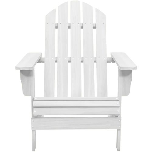 Vrtna stolica drvena bijela slika 22