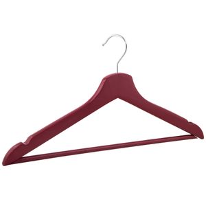 Drvena vješalica 3 kom. bordo