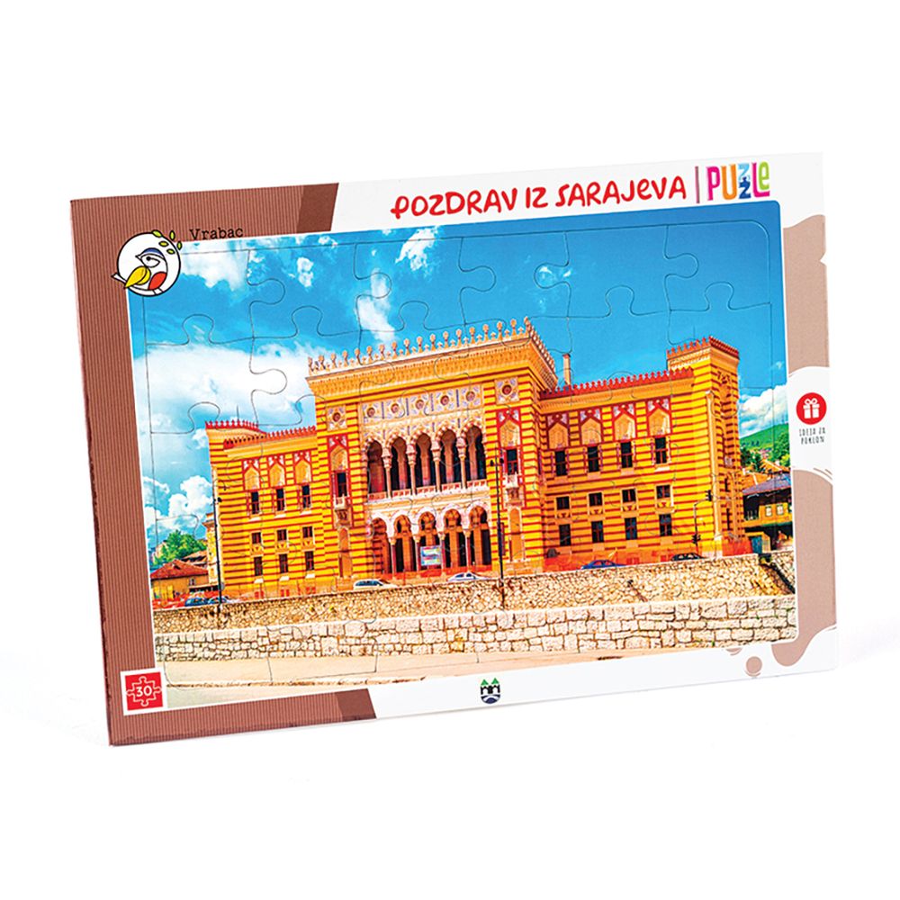 Vrabac Puzzle gradovi 30, Pozdrav iz Sarajeva slika 1