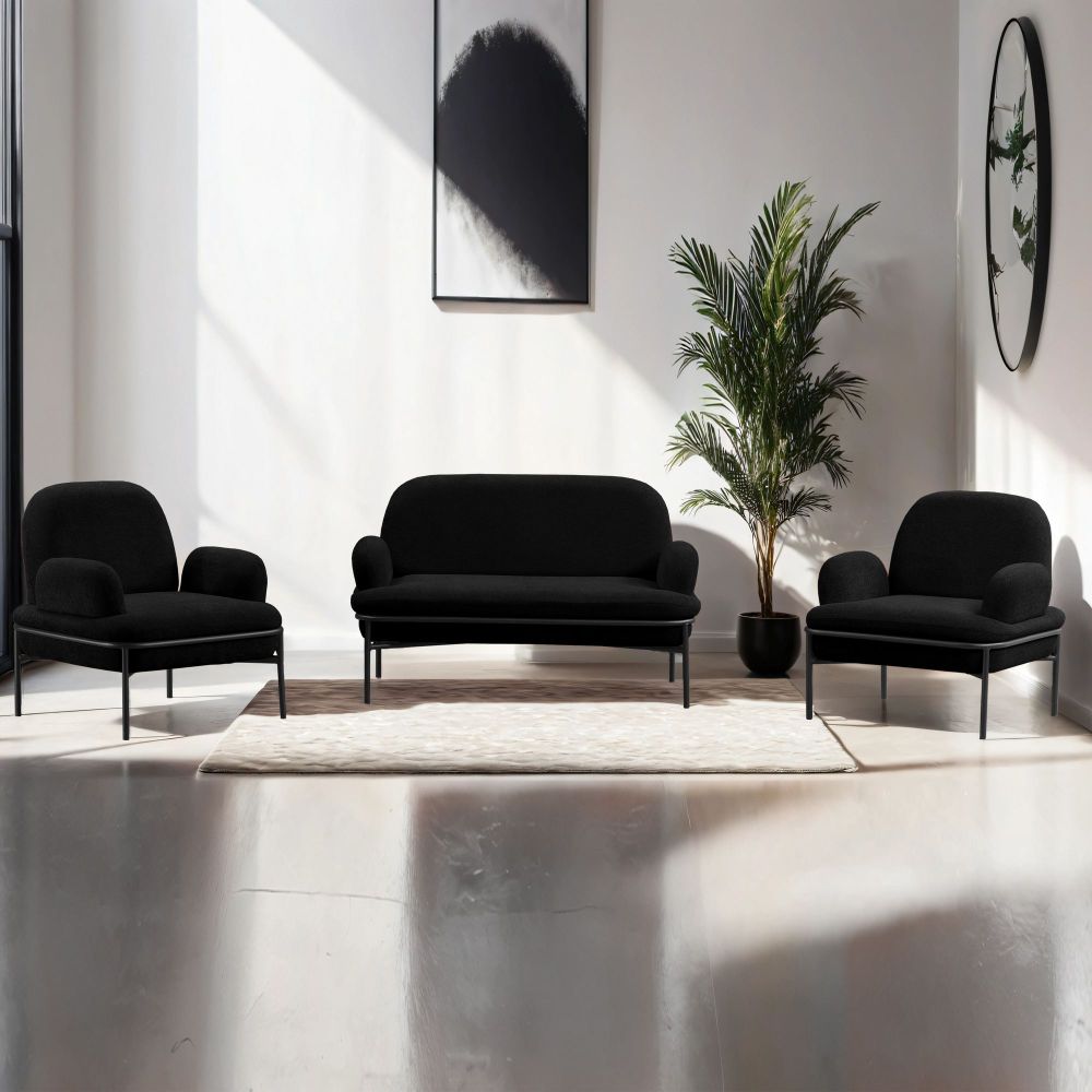 Sofa Set Aster - Crna slika 1