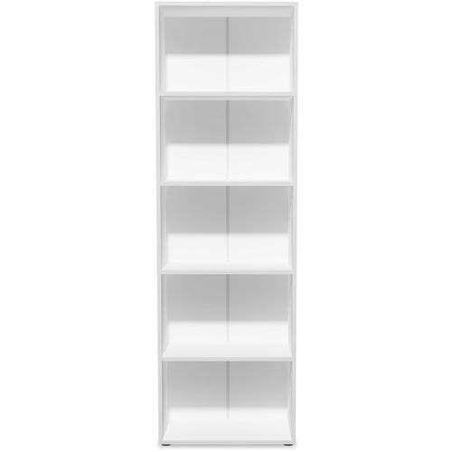 Polica za knjige od iverice 60 x 31 x 190 cm bijela slika 8