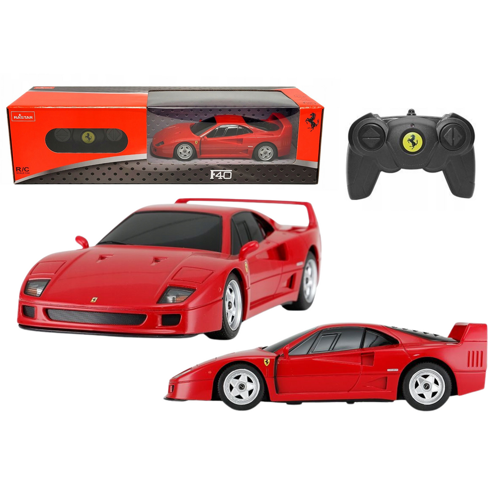 Rc sportski automobil 1:24 na daljinsko upravljanje ferrari f40 crveni slika 1