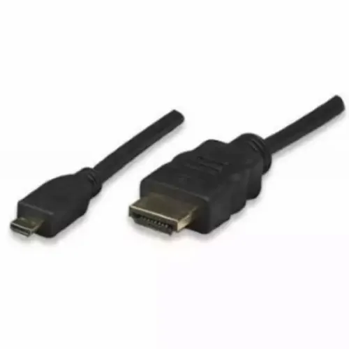 Kabl HDMI - HDMI micro 1.4 m/m crni 1.5m slika 1