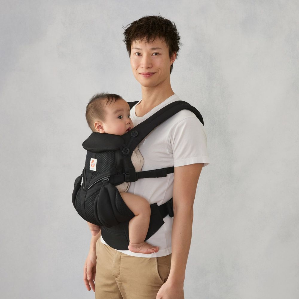 Ergobaby Omni 360 nosiljka Cool Air, Onyx Black slika 9