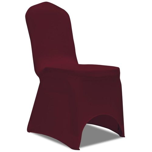 Rastezljiva navlaka za stolice 4 kom Bordo boja slika 7