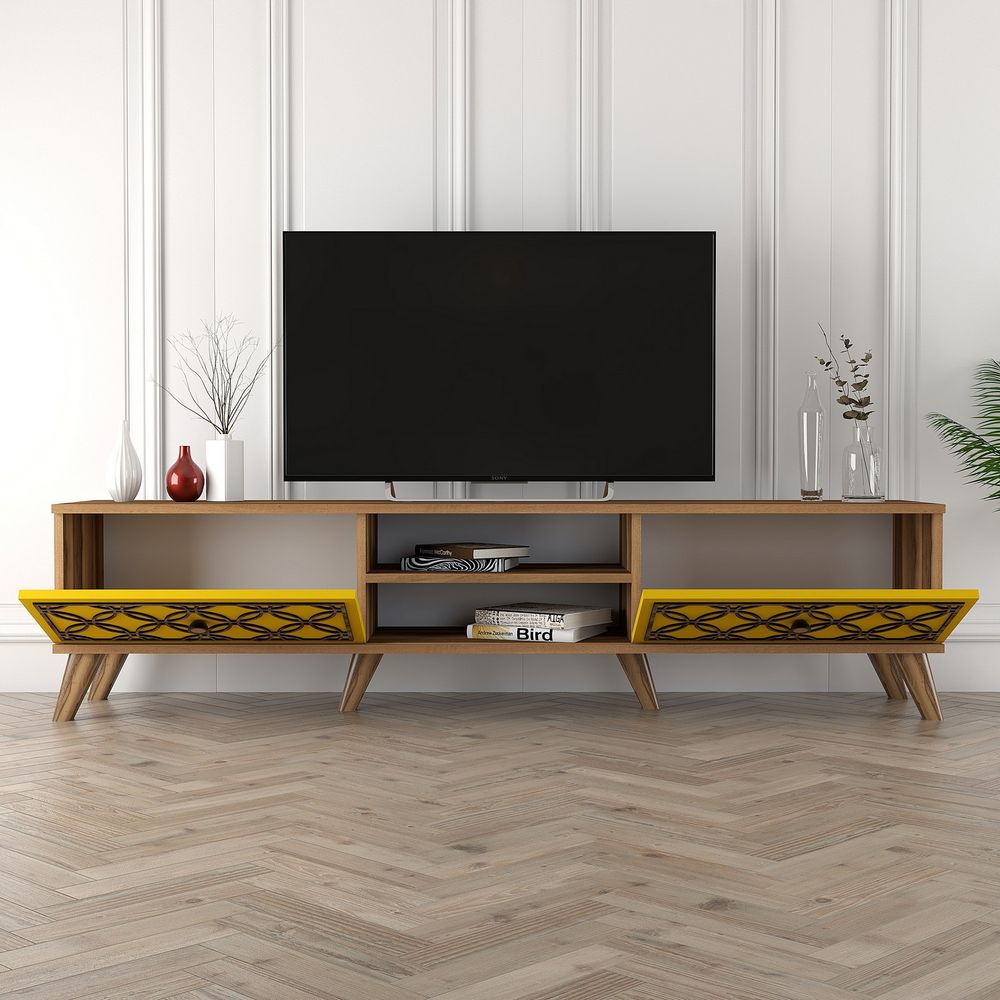 Klasični TV Stalak - Orah, Žuti Orah slika 3