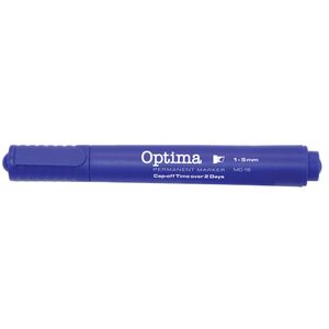 Marker permanentni OPTIMA MC16 1-5mm kosi vrh plavi, pakiranje 12/1