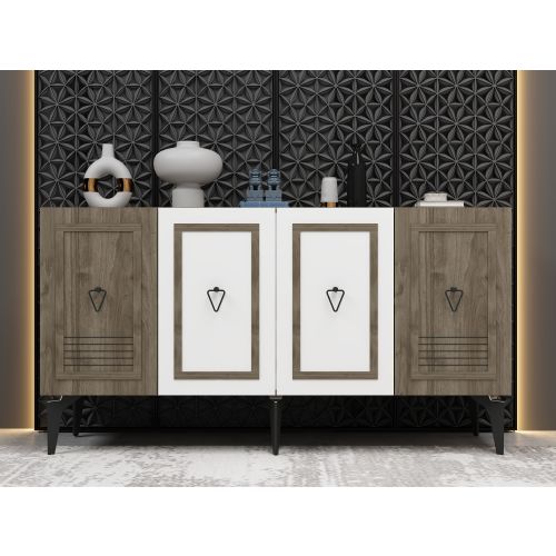 Asya - Walnut, White Walnut
White Console slika 1