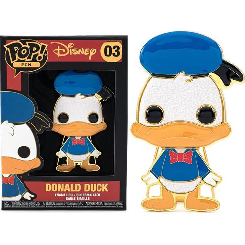 Funko Pop Disney Donald Large Enamel bedž 10cm slika 1