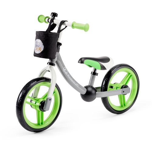 EOL-Kinderkraft dječji balansirajući bicikl bez pedala 2WAY NEXT - Zeleno-Sivi slika 1