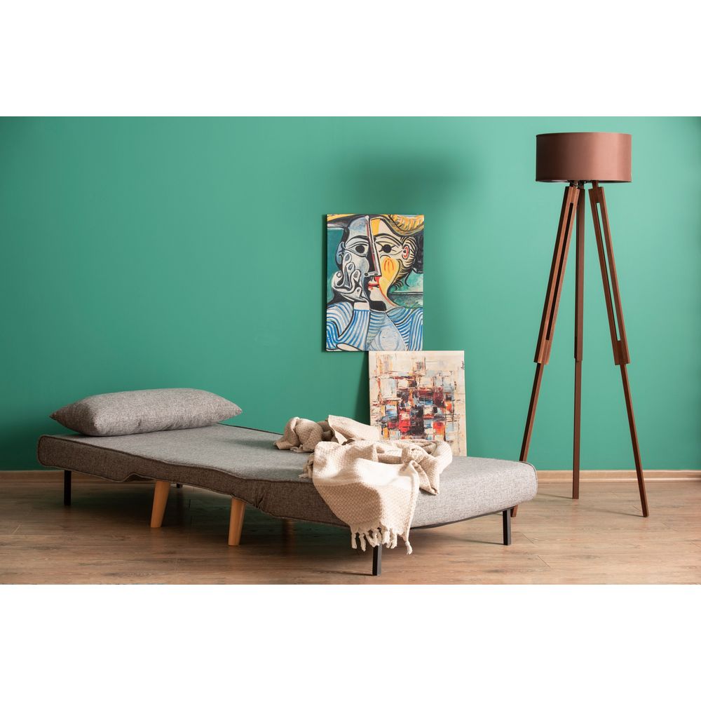 Folde Single - Svijetlo Siva Sofa na Razvlačenje za Jednu Osobu slika 4