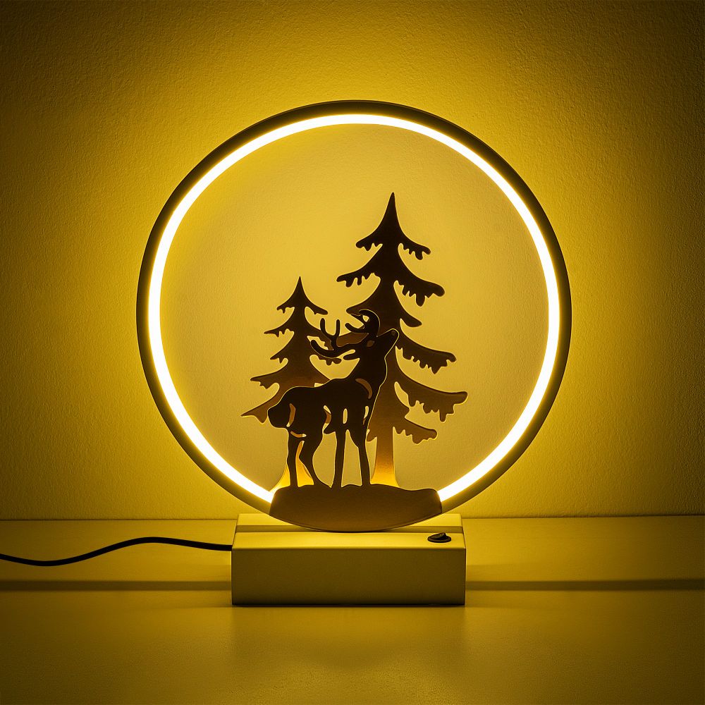 XMAS16 Bijela Zlata Stolna Lampa slika 6