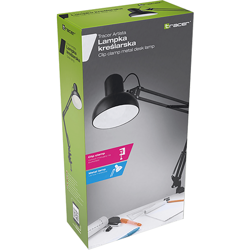 Tracer Lampa,stolna, E27 grlo, max. 40 W - CLIP CLAMP DESK LAMP ARTISTA slika 2