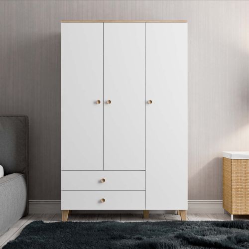 Vento 3530 Oak
White Wardrobe slika 2