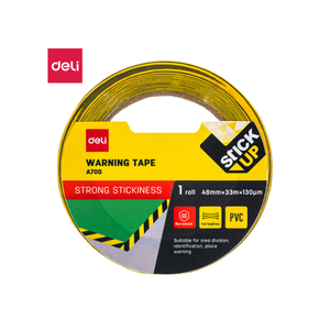 Traka žuto crna Deli 48mm*33m*130mic EA700