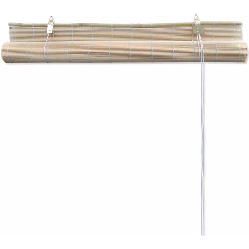 Rolo zavjesa od bambusa prirodna boja 100 x 160 cm slika 5